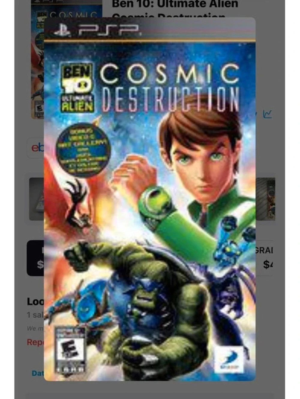 Ben 10: Ultimate Alien Cosmic Destruction for PSP